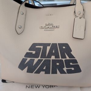 Coach Star Wars Cream Tote Bag